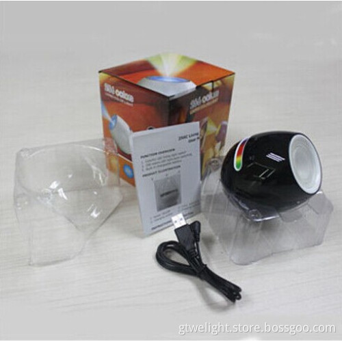 256 Colors Living Color Light LED Lamp Mood Light for Party Touchscreen Scroll Bar USB Black